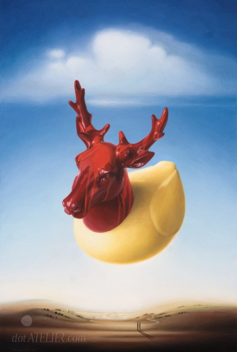 Obraz na prodej GAGALEN surrealistická olejomalba